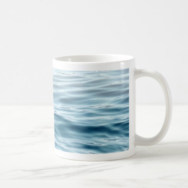 Waved Blue vatten Kaffemugg (Höger)