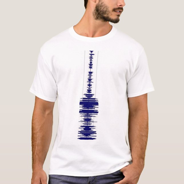 waveformviolin t shirt (Framsida)