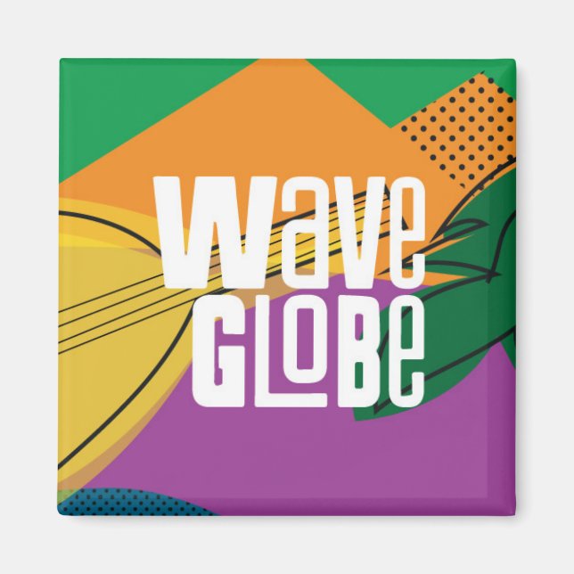 WaveGlobe Magnet (Framsidan)