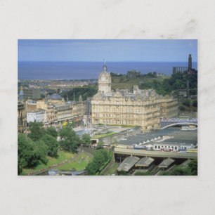Waverley-järnvägen station, Edinburgh Vykort