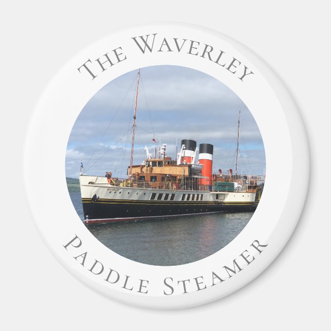 Waverley Paddle Steamer Magnet (Framsidan)