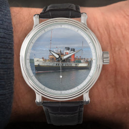 Waverley Paddle Steamer, Rothesay, Skottland Armbandsur