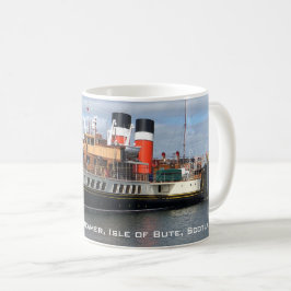 Waverley Paddle Steamer, Rothesay, Skottland Kaffemugg