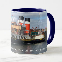 Waverley Paddle Steamer, Rothesay, Skottland Mugg