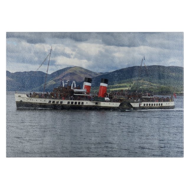 Waverley Paddle Steamer utanför Skottland (Framsidan)