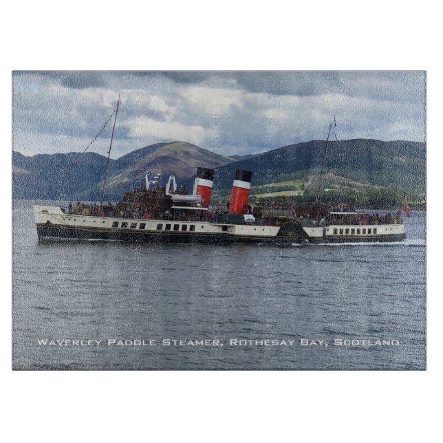 Waverley Paddle Steamer utanför Skottland (Framsidan)