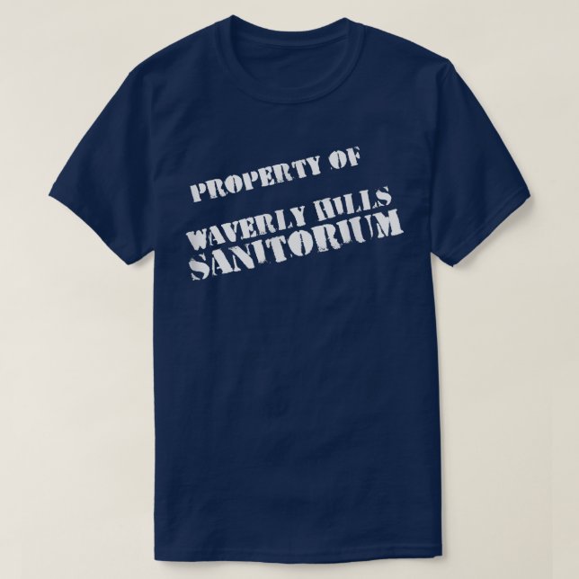 Waverly Hills Sanatorium Halloween T Novelty Graph Shirt (Design framsida)