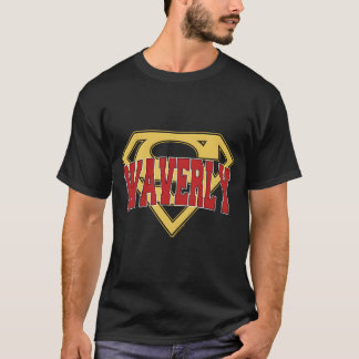 Waverly Ny York Varsity Stil USA Vintage Spor T Shirt