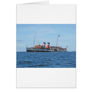 Waverly paddle steamer hälsningskort
