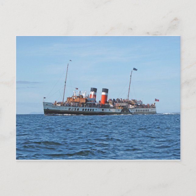 Waverly paddle steamer vykort (Framsida)