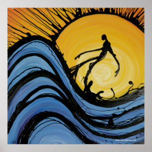 WaveRunner (Print) av Nathan Jalani Taylor Poster