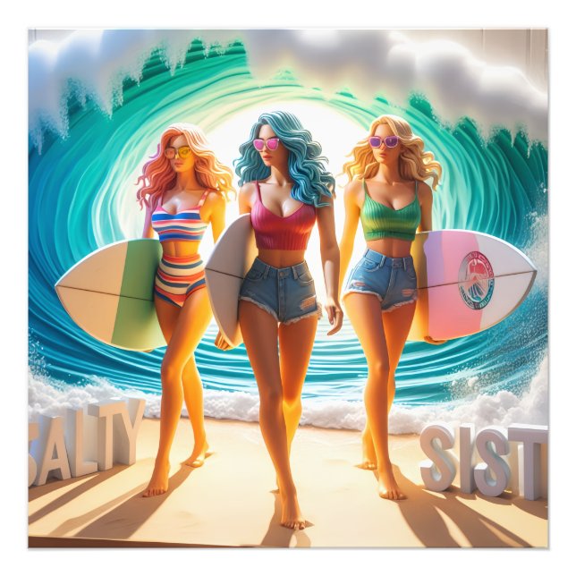 Waves & Wanderlust Collection Fototryck (Framsidan)