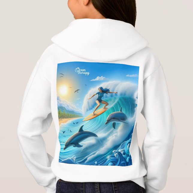 Waves & Wanderlust Collection Sweatshirt T Shirt (Baksida)