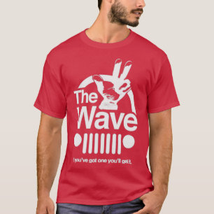 WaveSecretCodeforOffRoadSUVDistresserad T Shirt