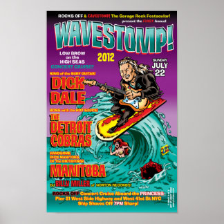 WAVESTOMP 2012 DICK DALE-Poster Poster