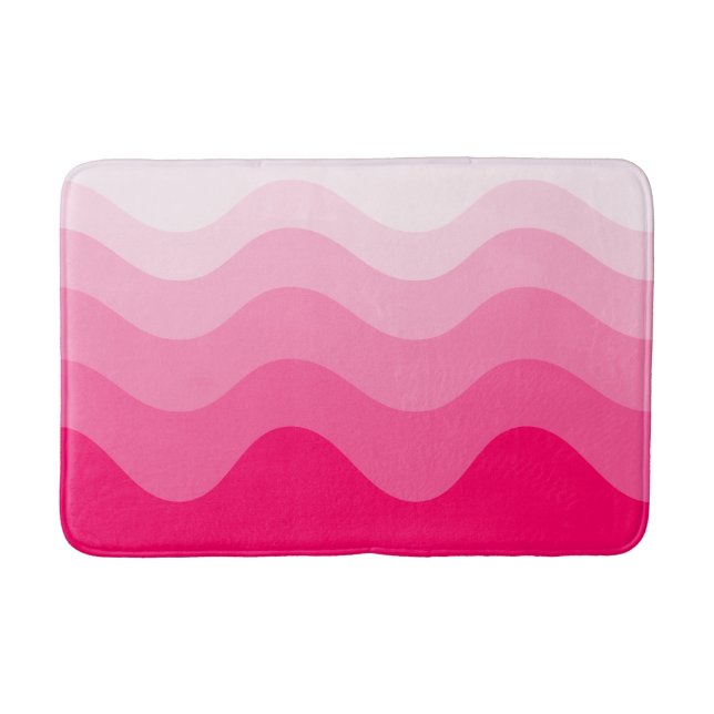Wavey Rand Modern Bath Mat Badrumsmatta (Framsidan)