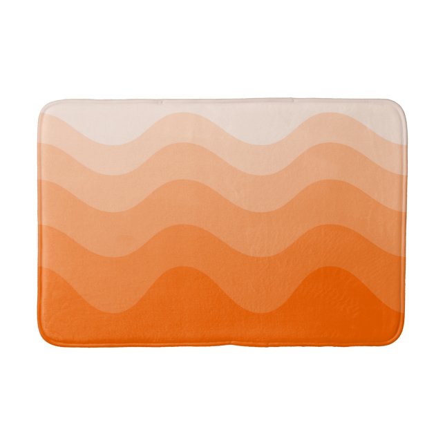 Wavey Rand Modern Bath Mat Badrumsmatta (Framsidan)
