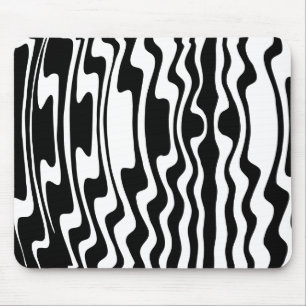 Wavey Stripey - Black and White Musmatta