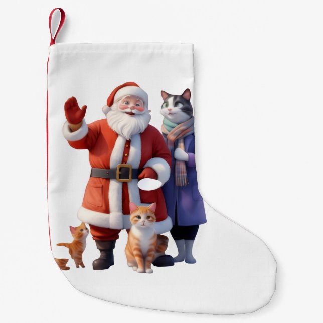 Waving Goodbye in the Snow Liten Julstrumpa (Framsidan)