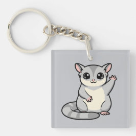 Waving Sugar Glider Cartoon Art
