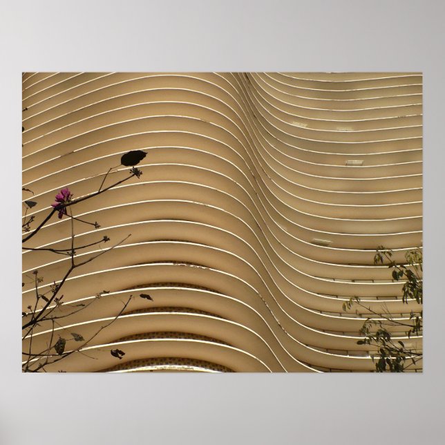 Wavy Building Poster (Framsidan)