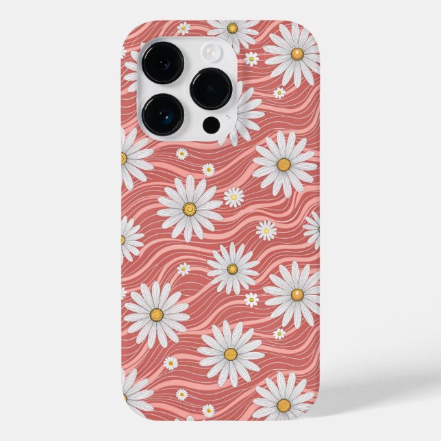 Wavy Pink Daisies (Baksida)
