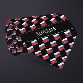 Wavy Slovakia Flag Pattern  Slips