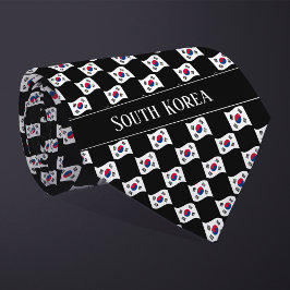 Wavy South Korea Flag Pattern Slips