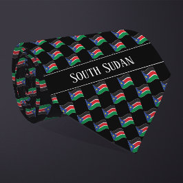 Wavy South Sudan Flag Pattern Slips