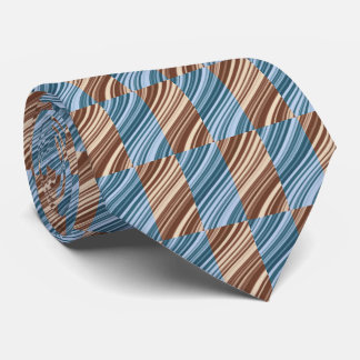 Wavy Stripes in Blue/Brown Slips