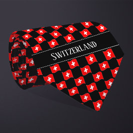 Wavy Switzerland Flag Pattern Slips