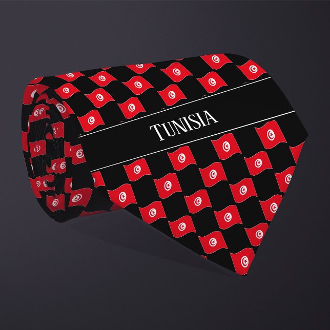 Wavy Tunisia Flag Pattern  Slips (Skapare uppladdad)