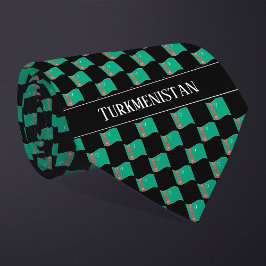 Wavy Turkmenistan Flag Pattern Slips