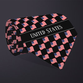 Wavy United States Flag Pattern Slips