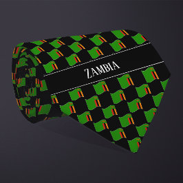 Wavy Zambia Flag Pattern Slips