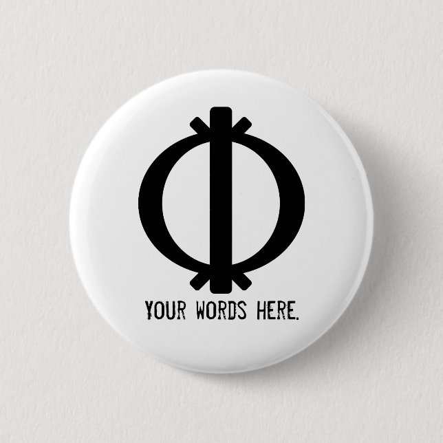 Wawa Aba | symbol av Toughness och Resilience Knapp (Framsida)