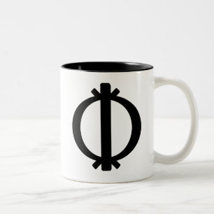Wawa Aba   symbol av Toughness och Resilience Två-Tonad Mugg