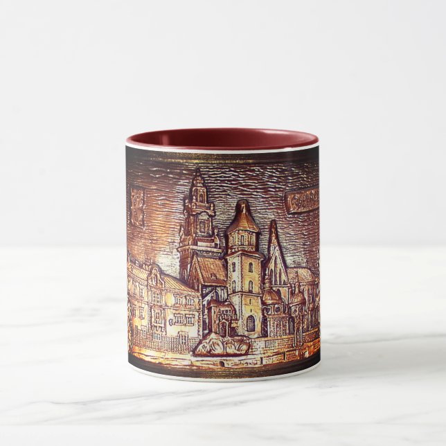 WAWEL CASTLE KRAKOW POLAND COPPER MUGG (Center)