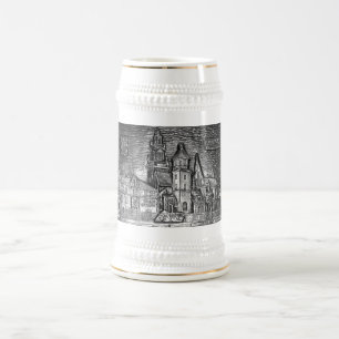 WAWEL CASTLE KRAKOW POLAND PEWTER  MUG SEJDEL