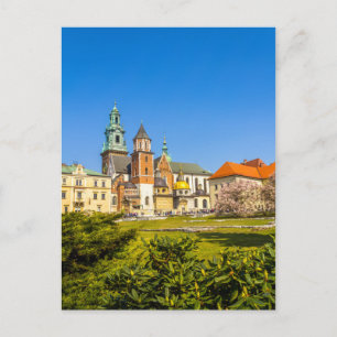 Wawel Castle, Krakow, Polen Vykort