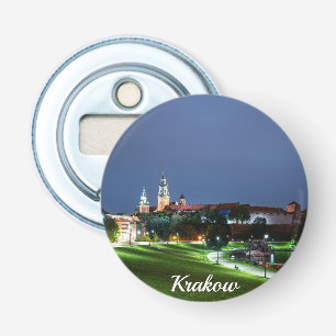 Wawel castle på natten i Krakow, Polen Flasköppnare