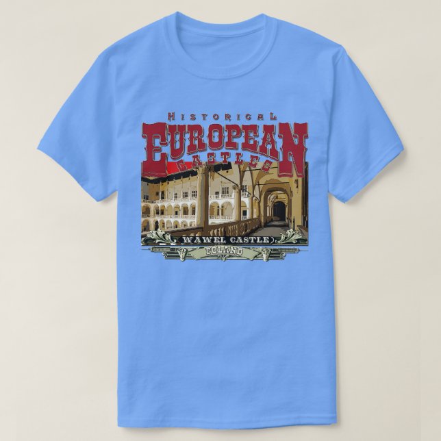 Wawel Castle Polen T Shirt (Design framsida)