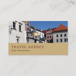 Wawel Cathedral, Kraków, Travel Agent Visitkort