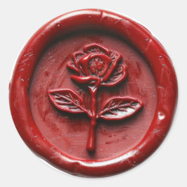 wax seal mail tool runt klistermärke