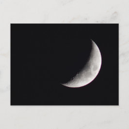 Waxing Crescent Måne Vykort