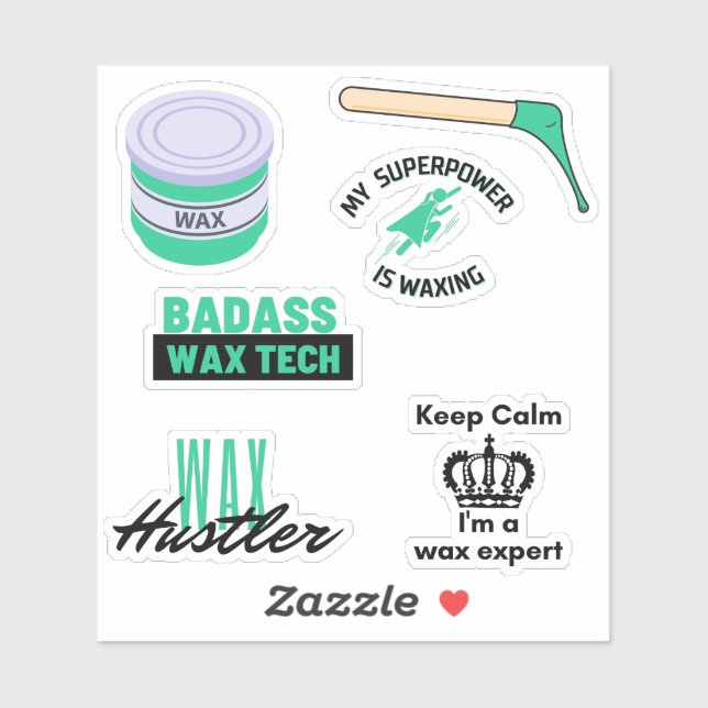 Waxing Stickers Klistermärken (Ark)