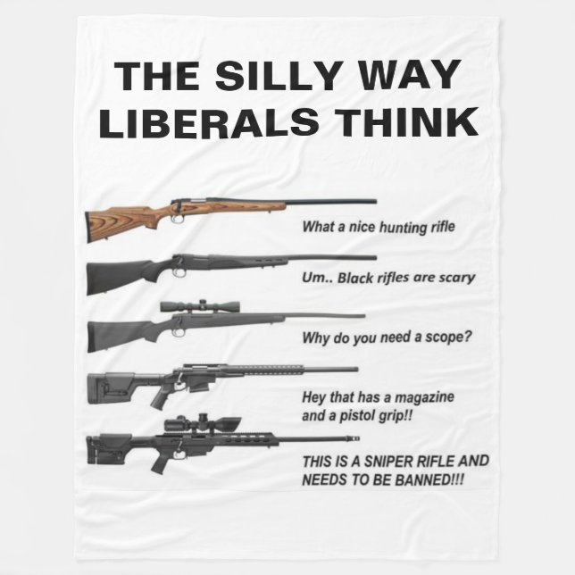 WAY LIBERALS TÄNKA FLEECEFILT (Framsidan)