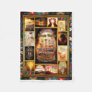 Way Maker Miracle Worker Gud Fleecefilt