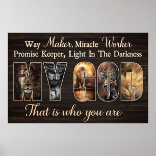 Way Maker Mirale Worker Gud Poster