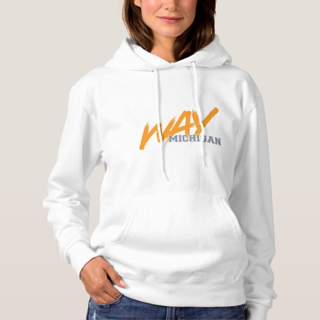 WAY Michigan Hoodie T Shirt (Framsida)